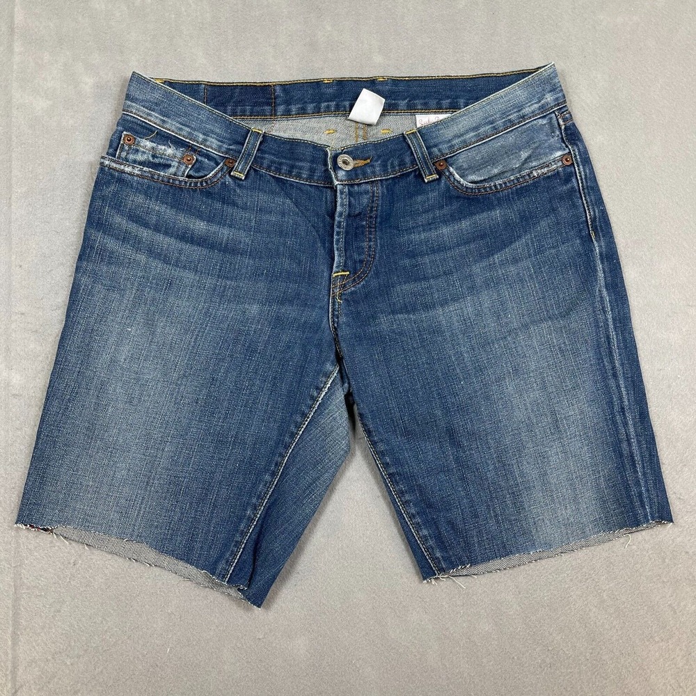 Lucky Brand Jean Shorts Size 10/30 Sweet Dream Denim Raw Hem